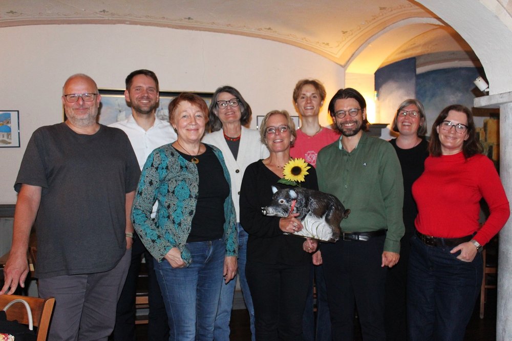 Der neu gewählte Kreisvorstand der Grünen Ebersberg