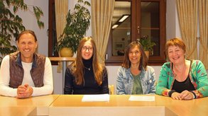 v. li: Konrad Eibl, Antonia Schüller, Bärbl Aschauer, Waltraud Gruber ©Foto_Sebastian Gruber